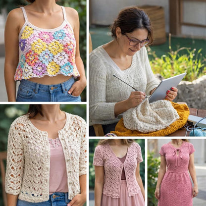 500+ Women Crochet Patterns Bundle