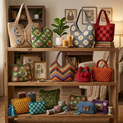 300+ Crochet Bag Pattern Bundle