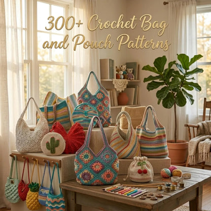 300+ Crochet Bag Pattern Bundle