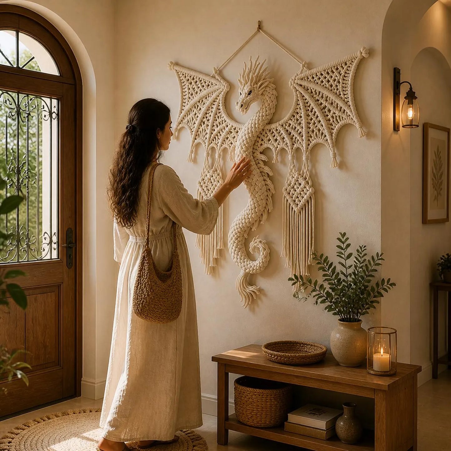 Crochet Dragon Wall Hanging Pattern