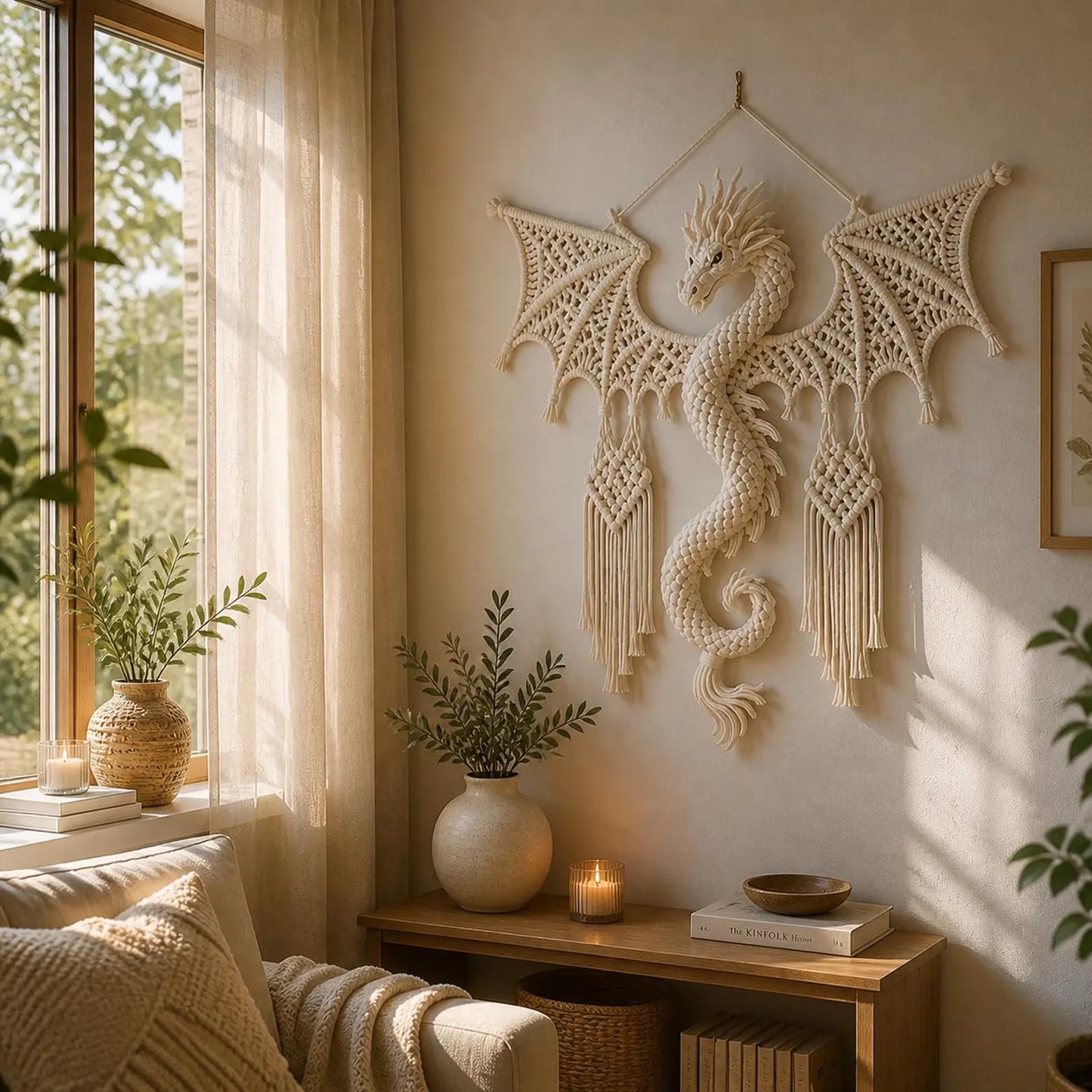 Crochet Dragon Wall Hanging Pattern