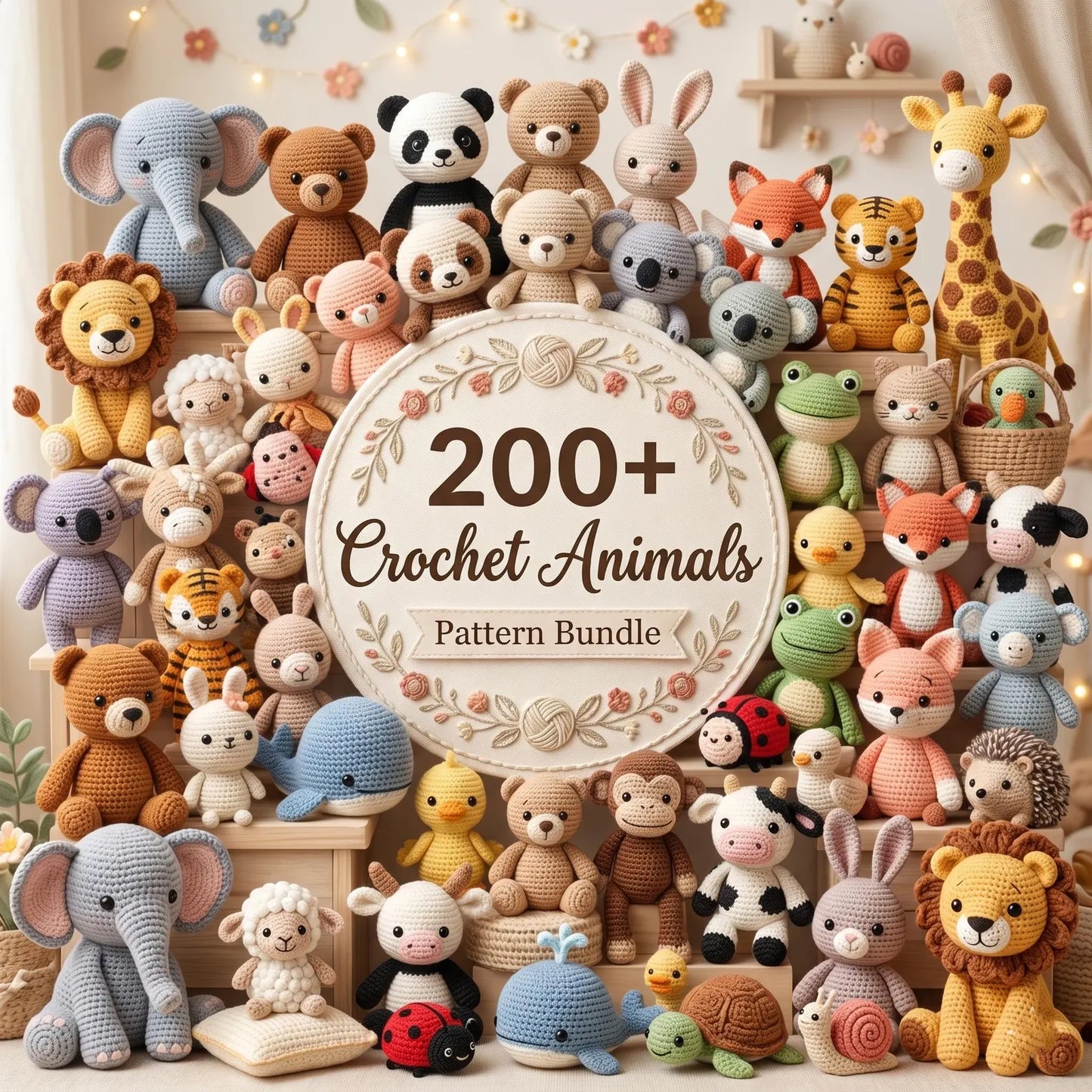 200+ Crochet Animal Bundle Patterns