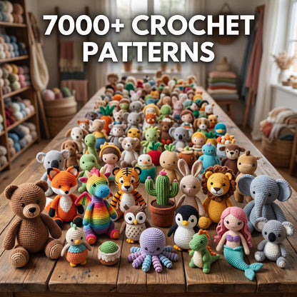 7000+ Amigurumi Crochet Patterns Bundle