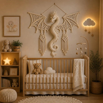 Crochet Dragon Wall Hanging Pattern