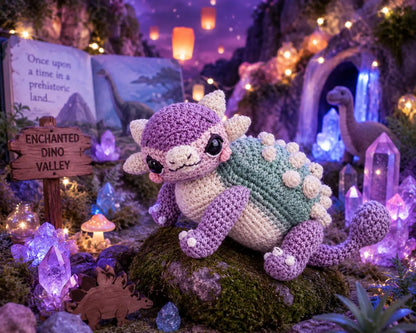 3 in 1 Ankylosaurus Bruno Crochet Pattern