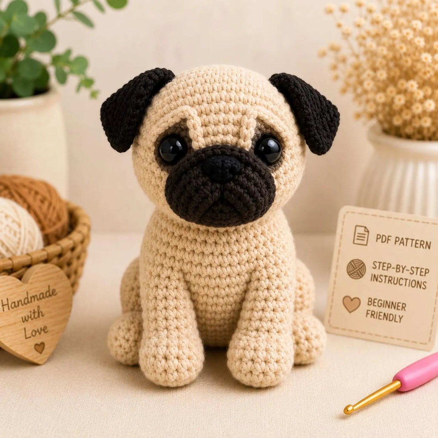 4 Dog Crochet Pattern Bundle