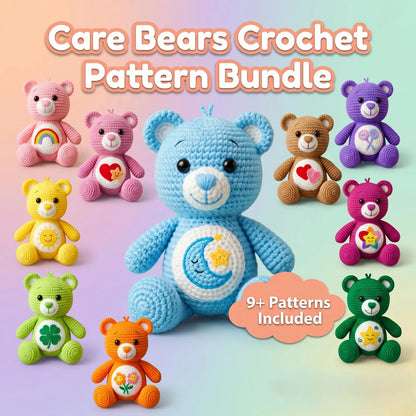 10 Care Bear Bundle Pattern Bundle