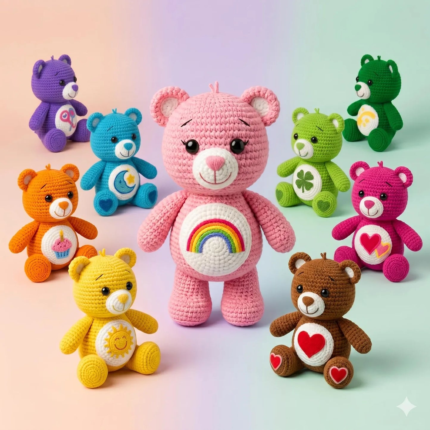 10 Care Bear Bundle Pattern Bundle