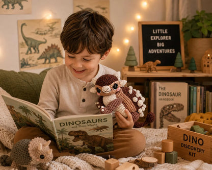 3 in 1 Ankylosaurus Bruno Crochet Pattern