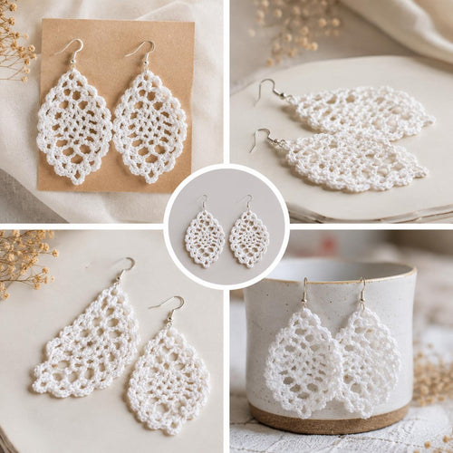 25 Crochet Earrings Patterns Bundle
